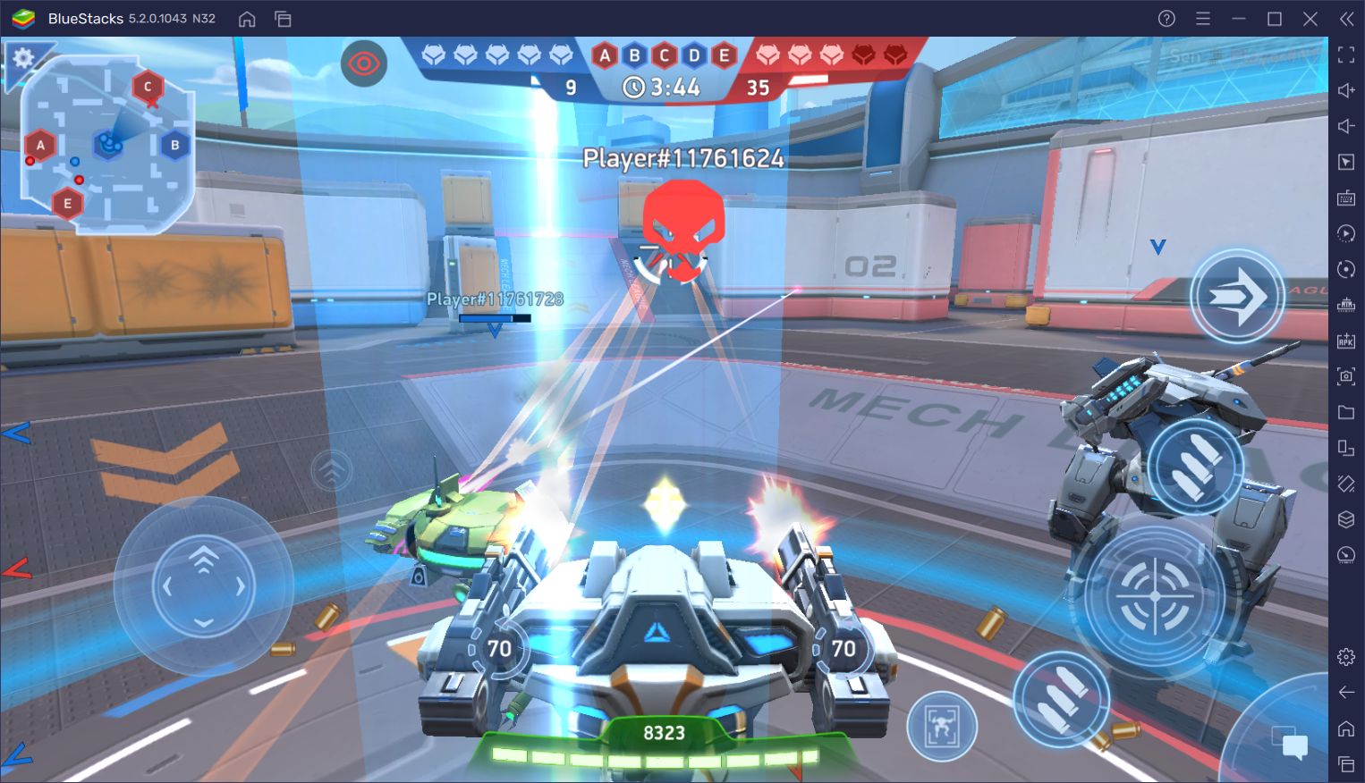 BlueStacks ile Bilgisayarınızda Mech Arena: Robot Showdown Oynayın