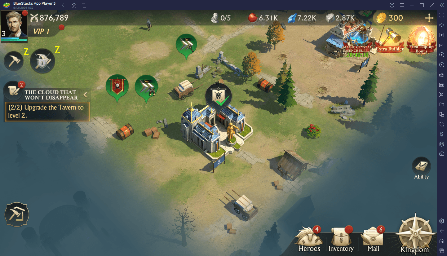 Utilisez BlueStacks pour Optimiser Votre Gameplay dans Terre des brumes : île maudite sur PC