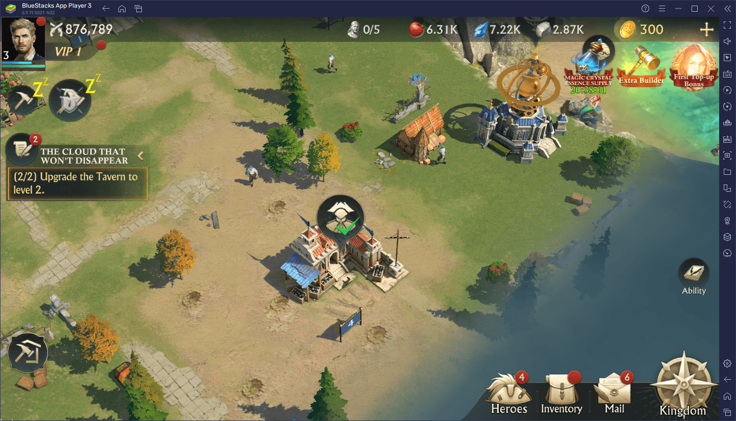 Utilisez BlueStacks pour Optimiser Votre Gameplay dans Terre des brumes : île maudite sur PC