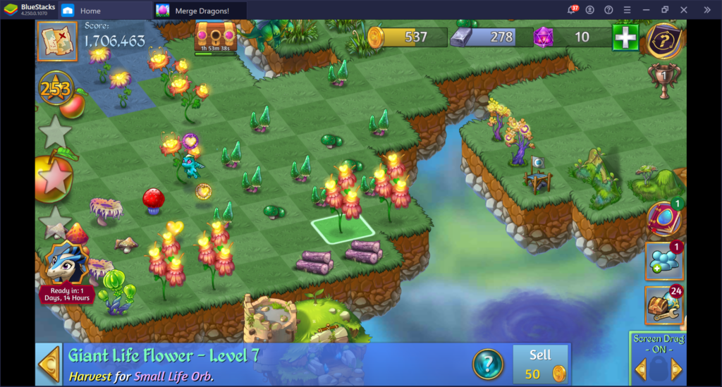 Everything You Should Know About Life Flowers in Merge Dragons | BlueStacks