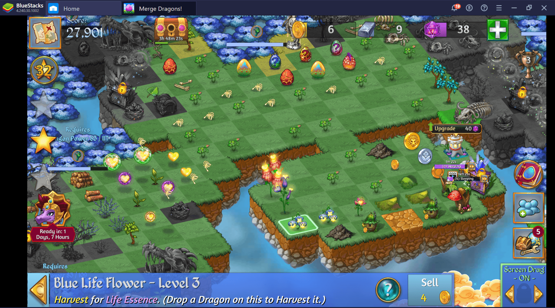 How To Gain Life Flowers In Merge Dragons On Pc To Progress Faster Bluestacks