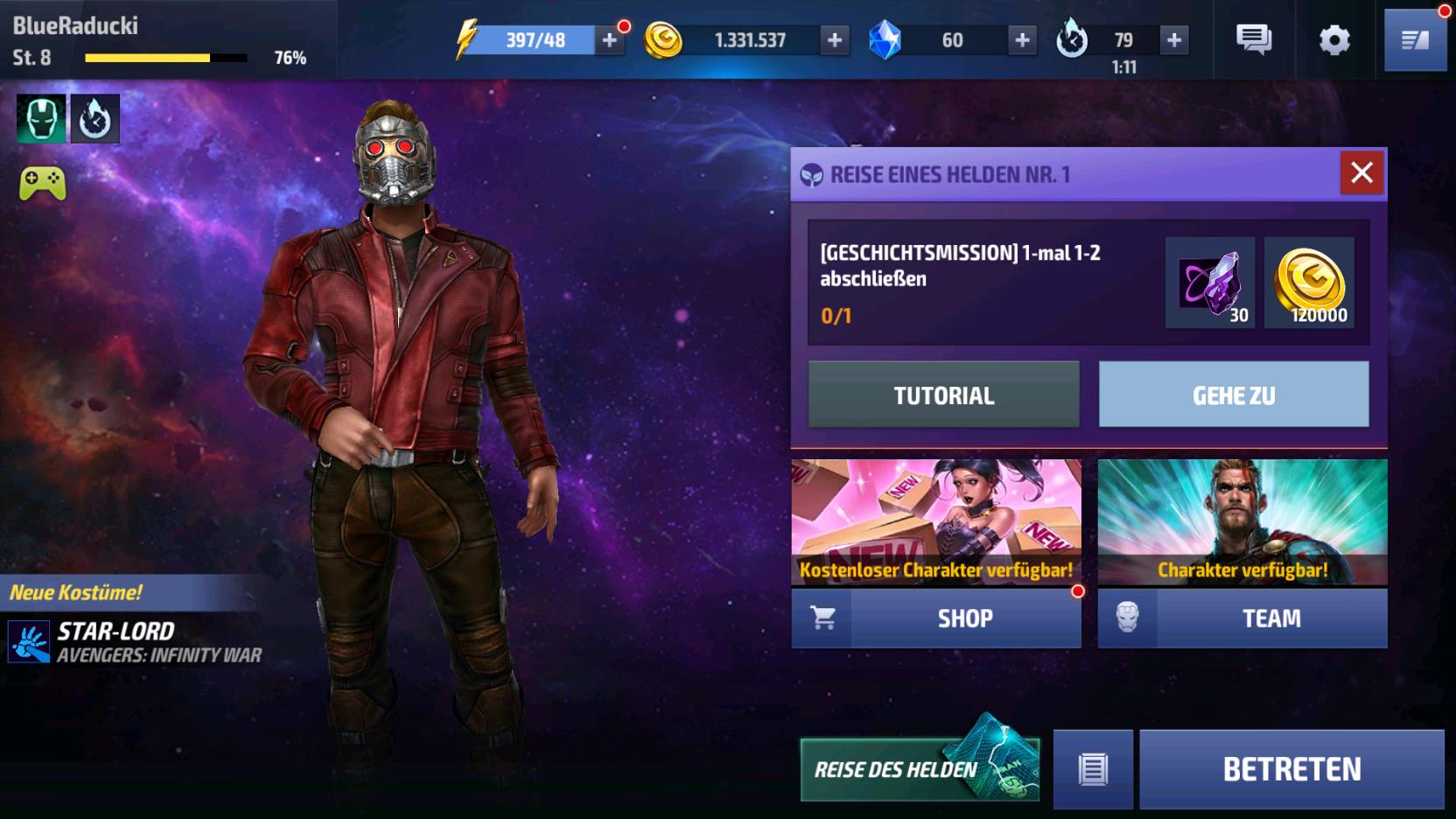 MARVEL Future Fight: Energie Guide