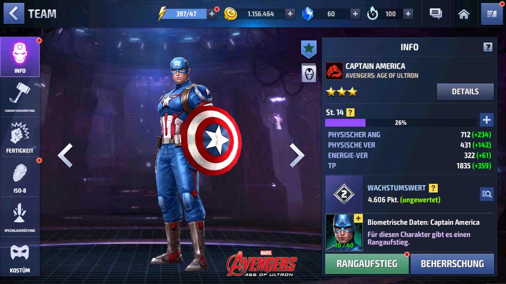 MARVEL Future Fight: Guide zur Teambildung