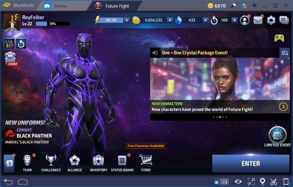 MARVEL Future Fight on PC- Account Switching Using BlueStacks