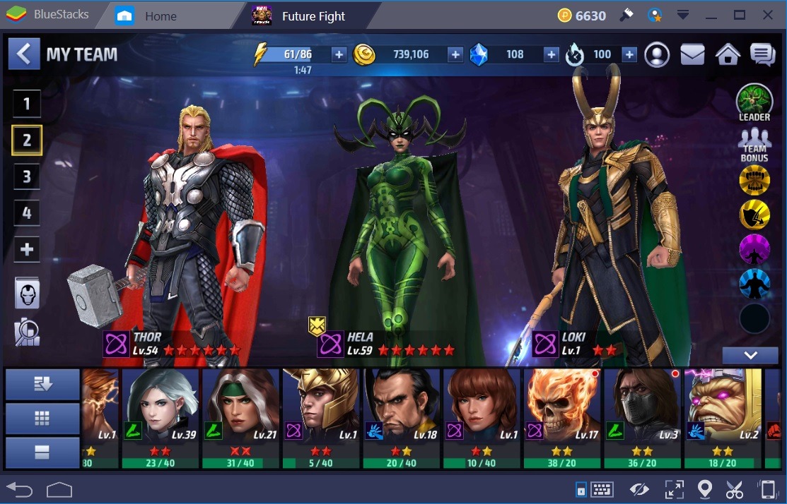 Marvel Future Fight Team Building Guide Bluestacks