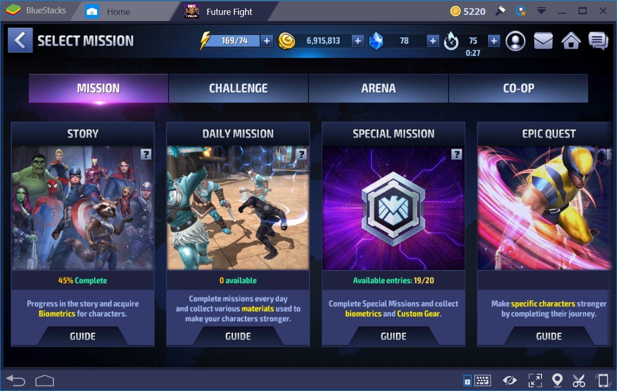 Marvel Future Fight Mode