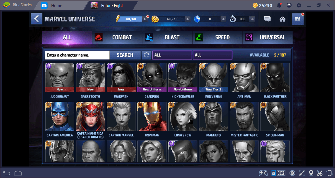 marvel future fight best characters for shadowlands