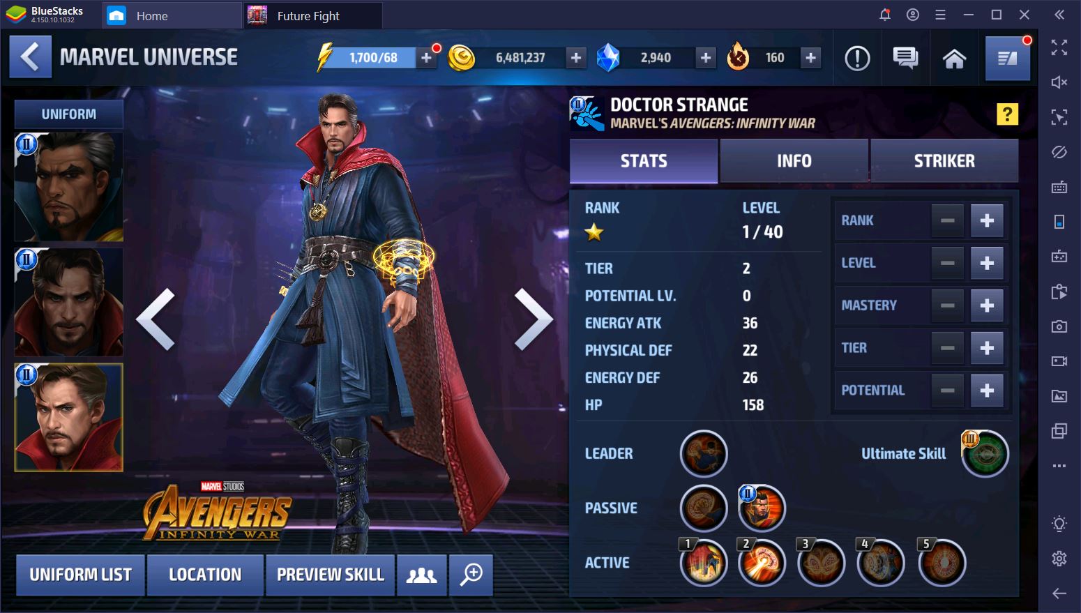 marvel future fight best characters tier 2