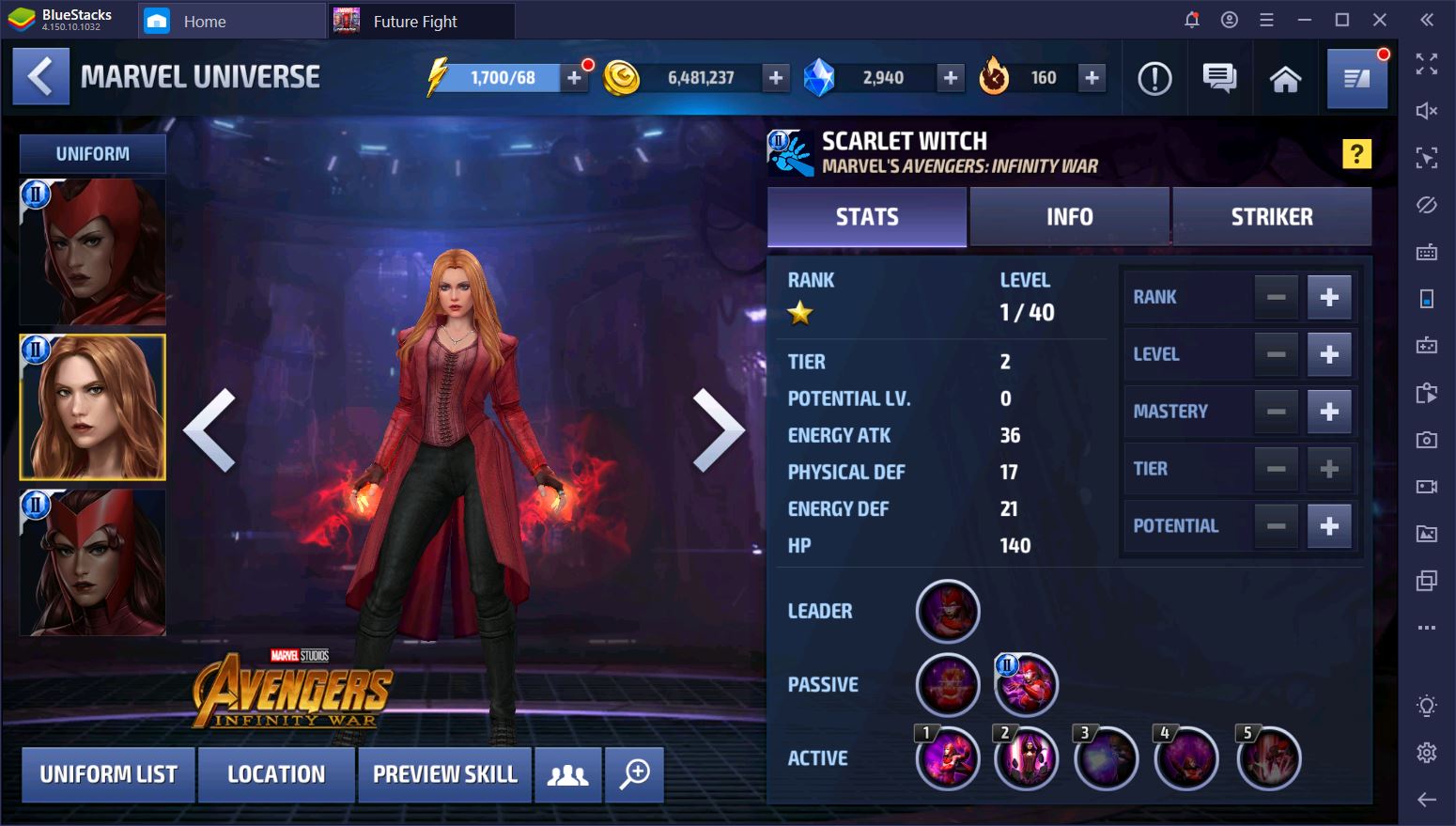 marvel future fight best characters september 2019