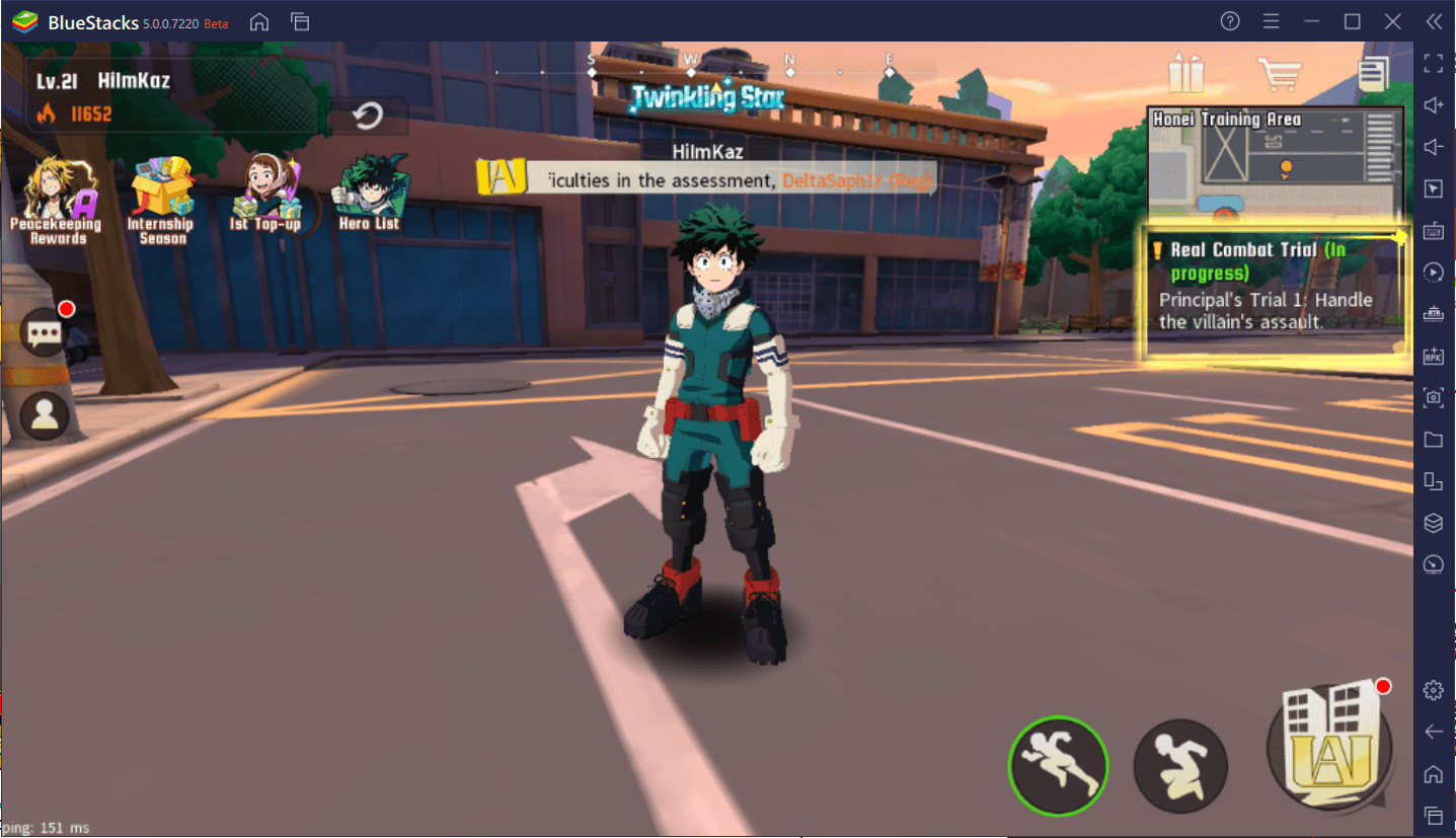 BlueStacks Redemption Code for My Hero Academia: The Strongest Hero