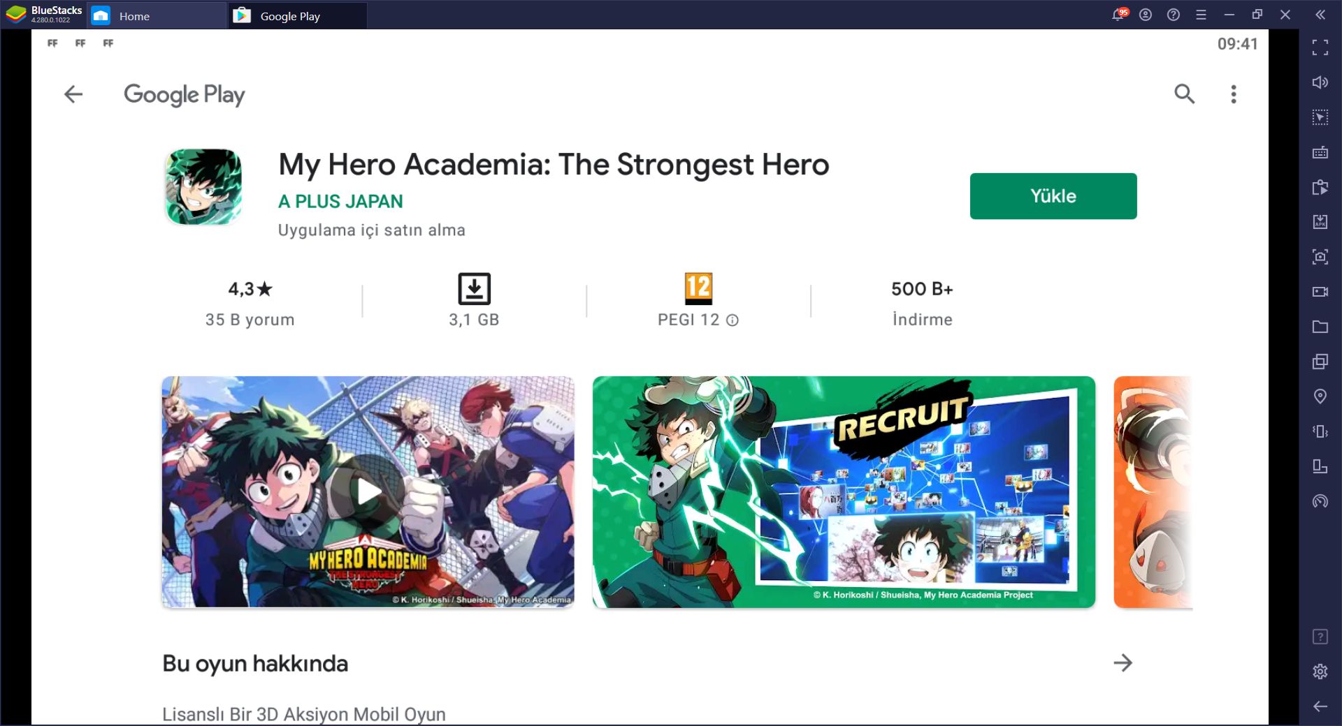 BlueStacks ile Bilgisayarınızda My Hero Academia Oynayın