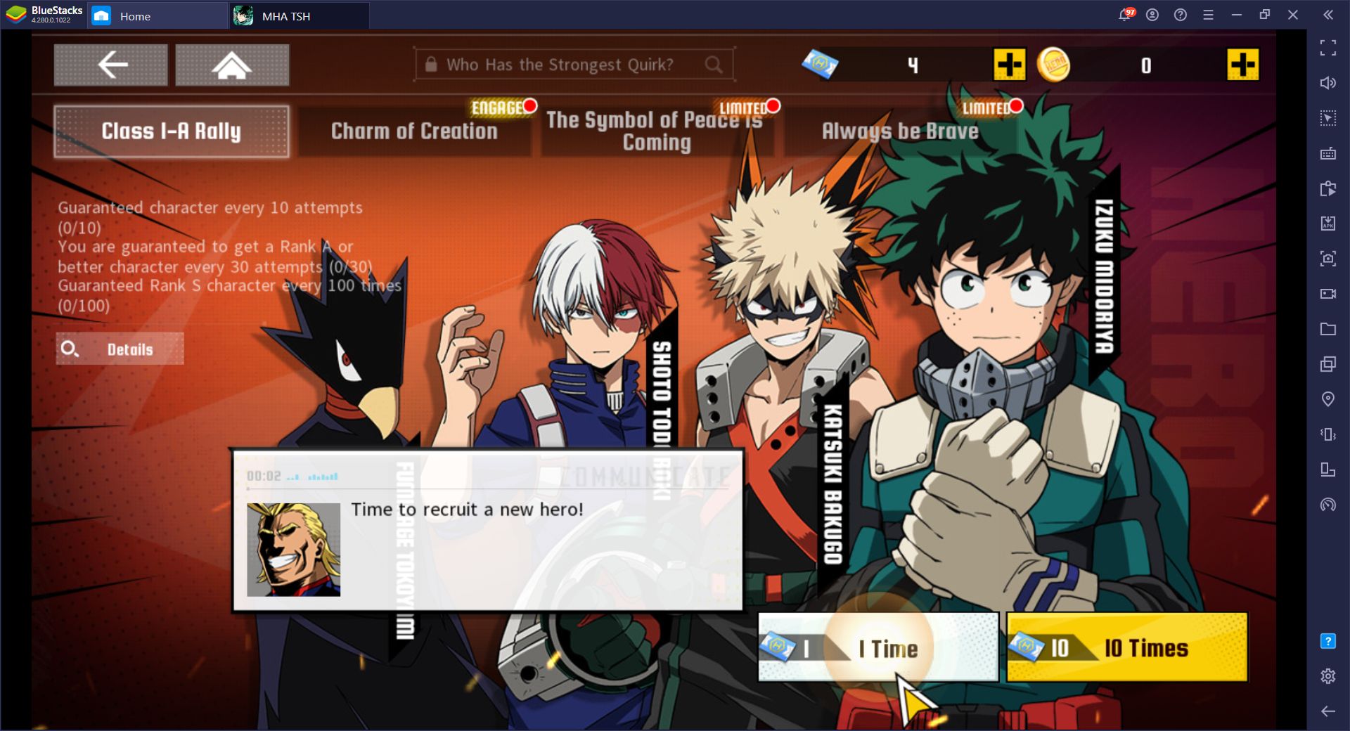 BlueStacks ile Bilgisayarınızda My Hero Academia Oynayın