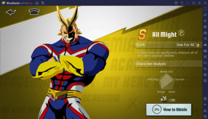 My Hero Academia : The Strongest Hero – Guide sur le reroll pour démarrer du bon pied