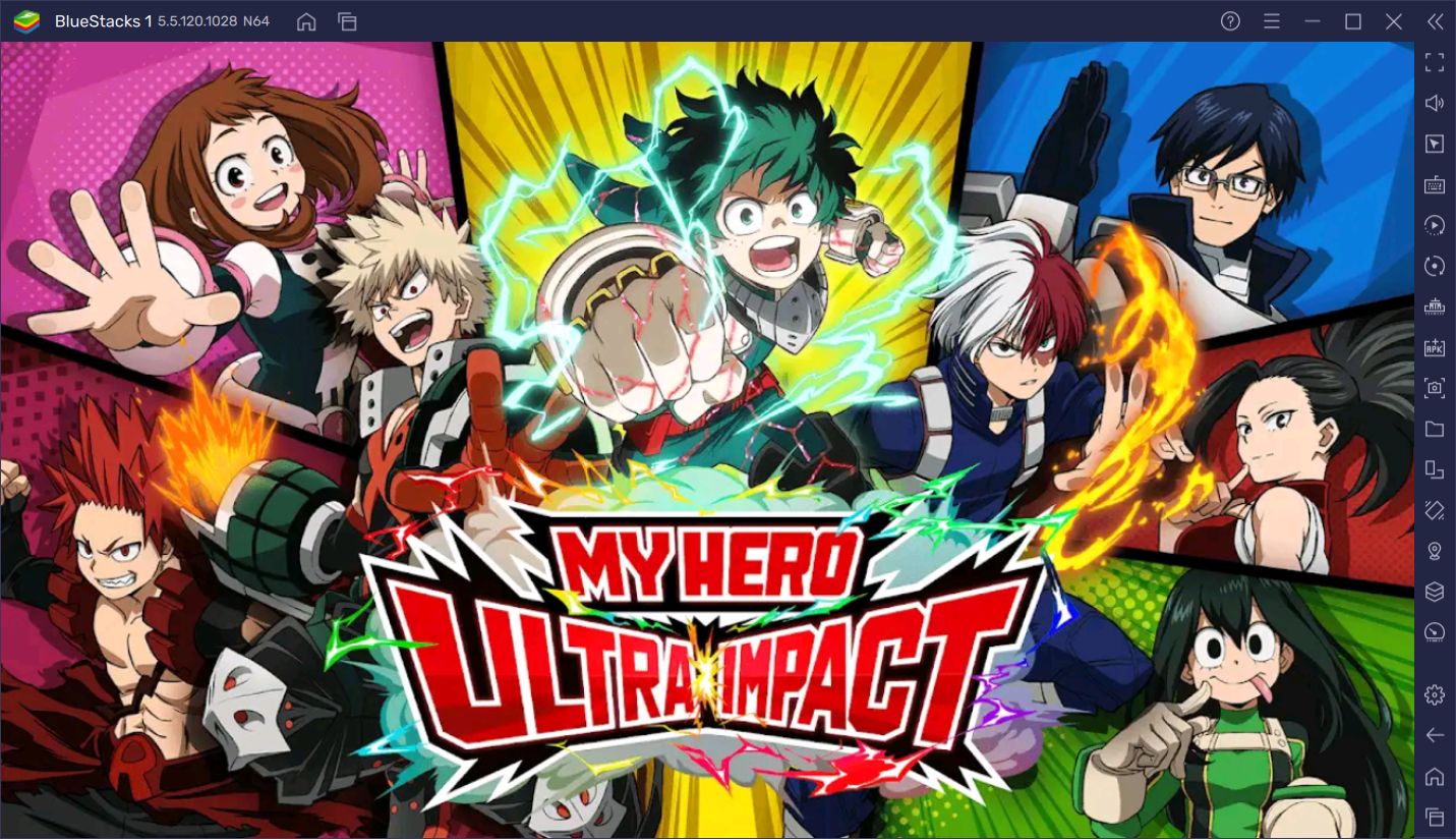 MY HERO ULTRA IMPACT Oyununu BlueStacks ile Bilgisayarda Oynayın