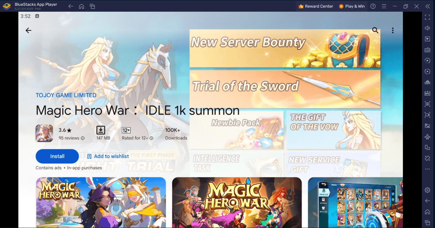 Comment Jouer à Magic Hero War: IDLE 1K summon sur PC avec BlueStacks