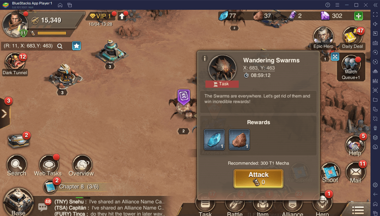 How to Get More EXP, Quartz, Rare Earth and More in Marsaction: Infinite Ambition