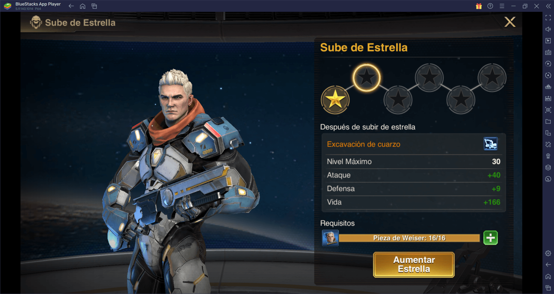 Cómo actualizar héroes y mechas en Marsaction: Infinite Ambition