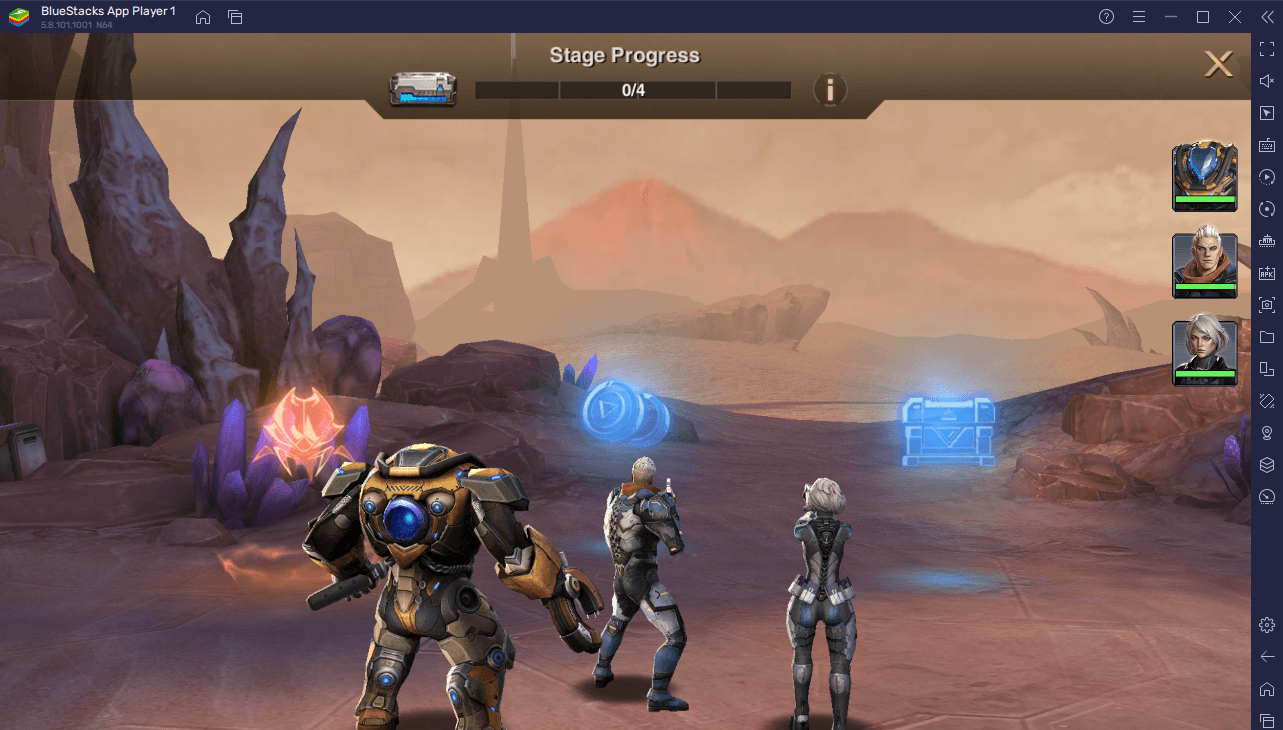 How to Upgrade Heroes and Mechas in Marsaction: Infinite Ambition