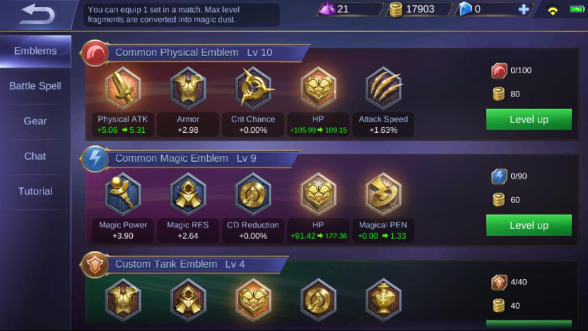 cool icons for mobile legends