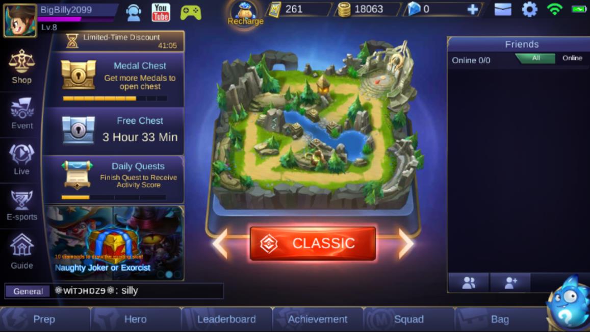Mobile Legends Main Screen 2