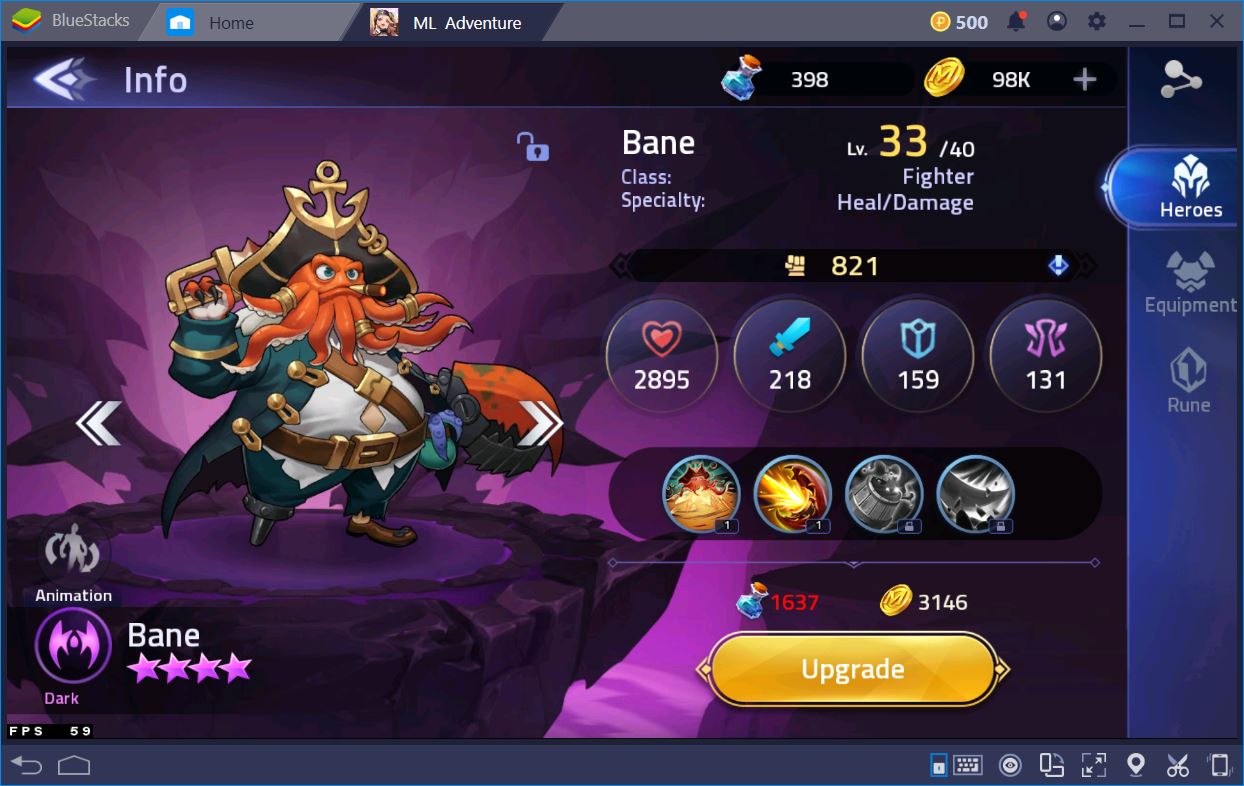 Mobile Legends Adventure Level And Upgrade Your Heroes Faster Bluestacks