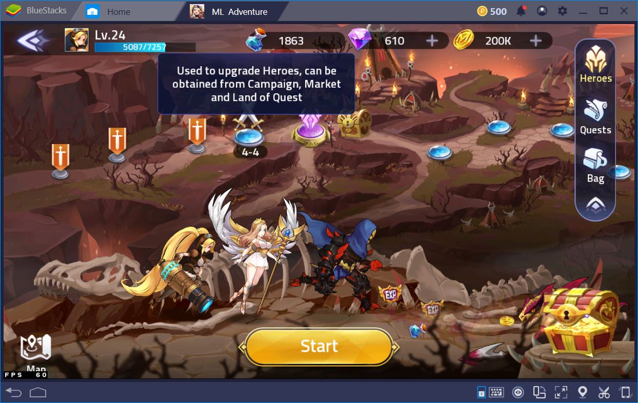 Mobile Legends Adventure Level And Upgrade Your Heroes Faster Bluestacks