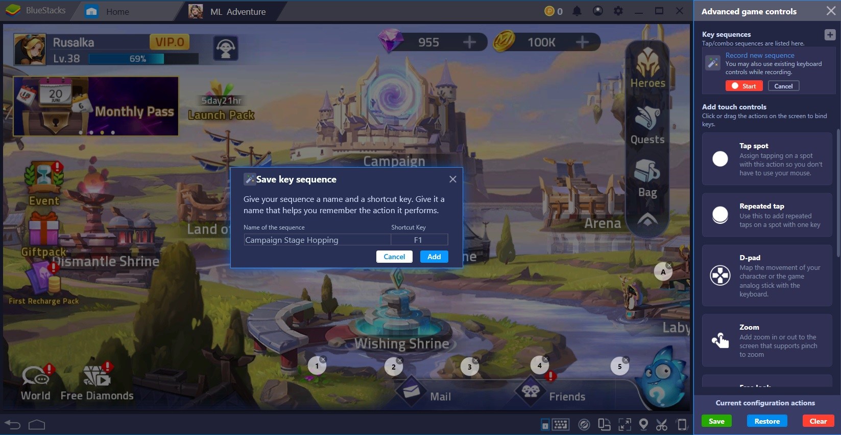 Play Mobile Legends: Adventure on PC with BlueStacks
