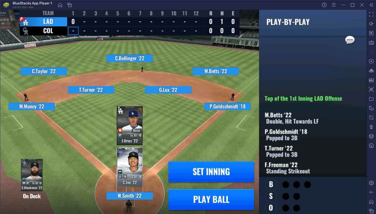 MLB 9 Innings 23: гайд для тех, кто ничего не понимает в бейсболе |  BlueStacks