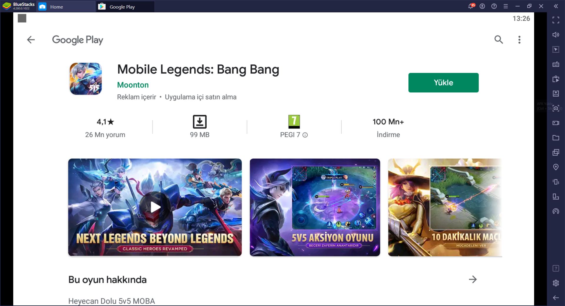 BlueStacks ile Mobile Legends: Bang Bang Oynama Rehberi