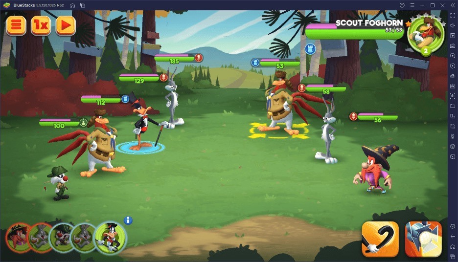 Моддинг мобильных игр с помощью BlueStacks X — Looney Tunes БЕЗУМНЫЙ МИР