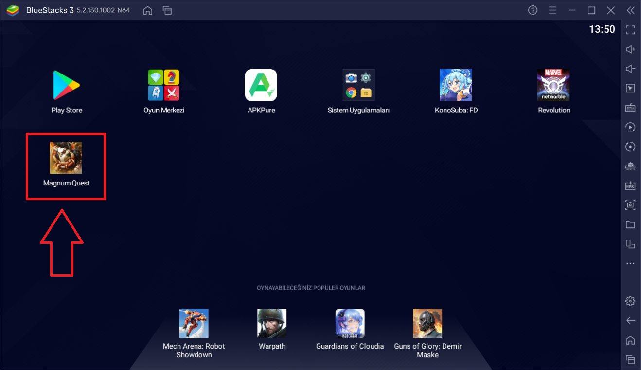 BlueStacks ile Magnum Quest Oyununu Bilgisayarda Oynayın