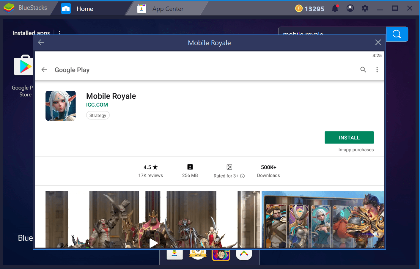 How To Setup and Configure Mobile Royale on BlueStacks