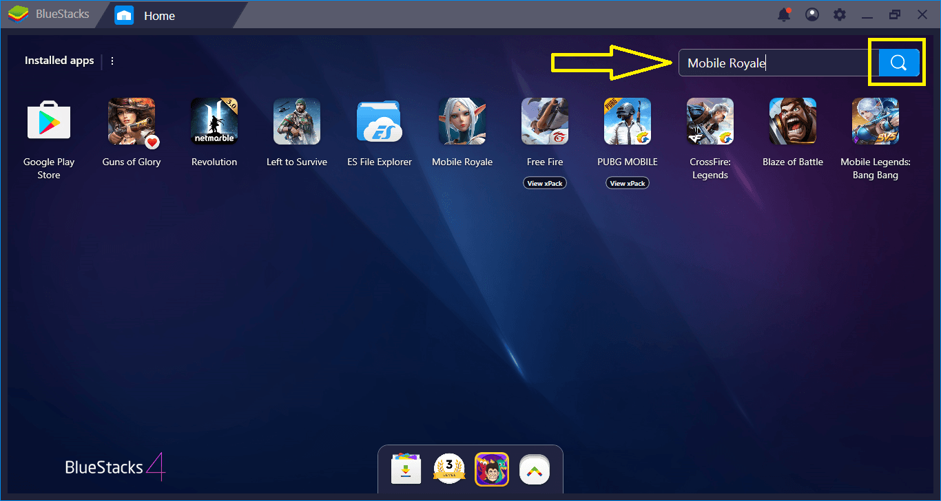 How To Setup and Configure Mobile Royale on BlueStacks