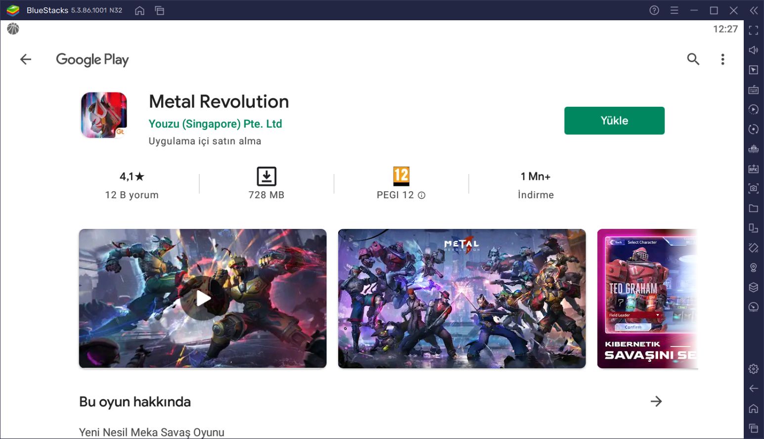 BlueStacks ile Bilgisayarınızda Metal Revolution Oynayın