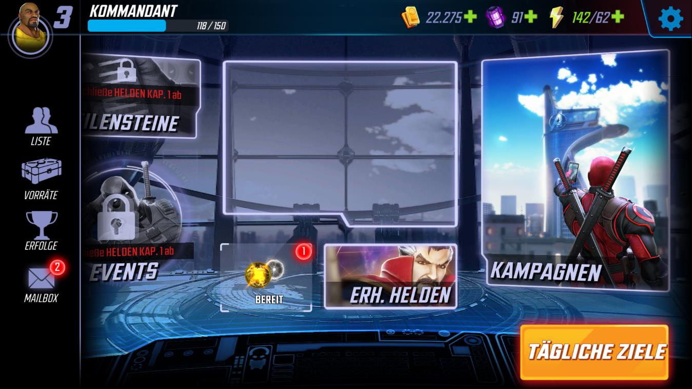 Anfänger Guide für MARVEL Strike Force