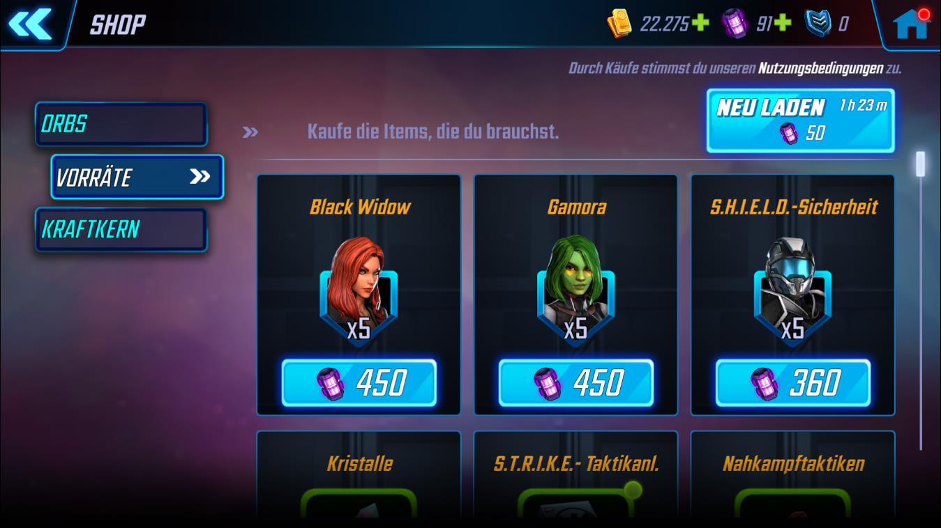 Anfänger Guide für MARVEL Strike Force