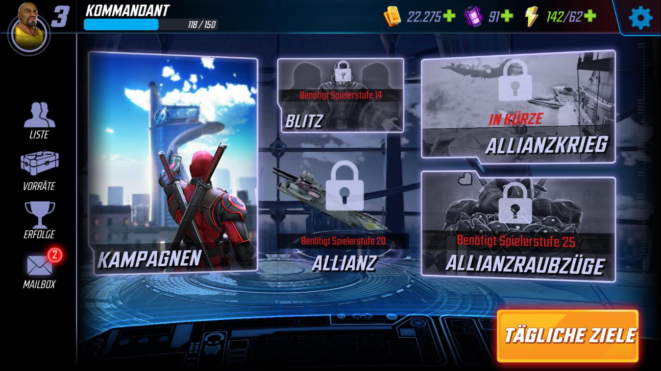 Anfänger Guide für MARVEL Strike Force