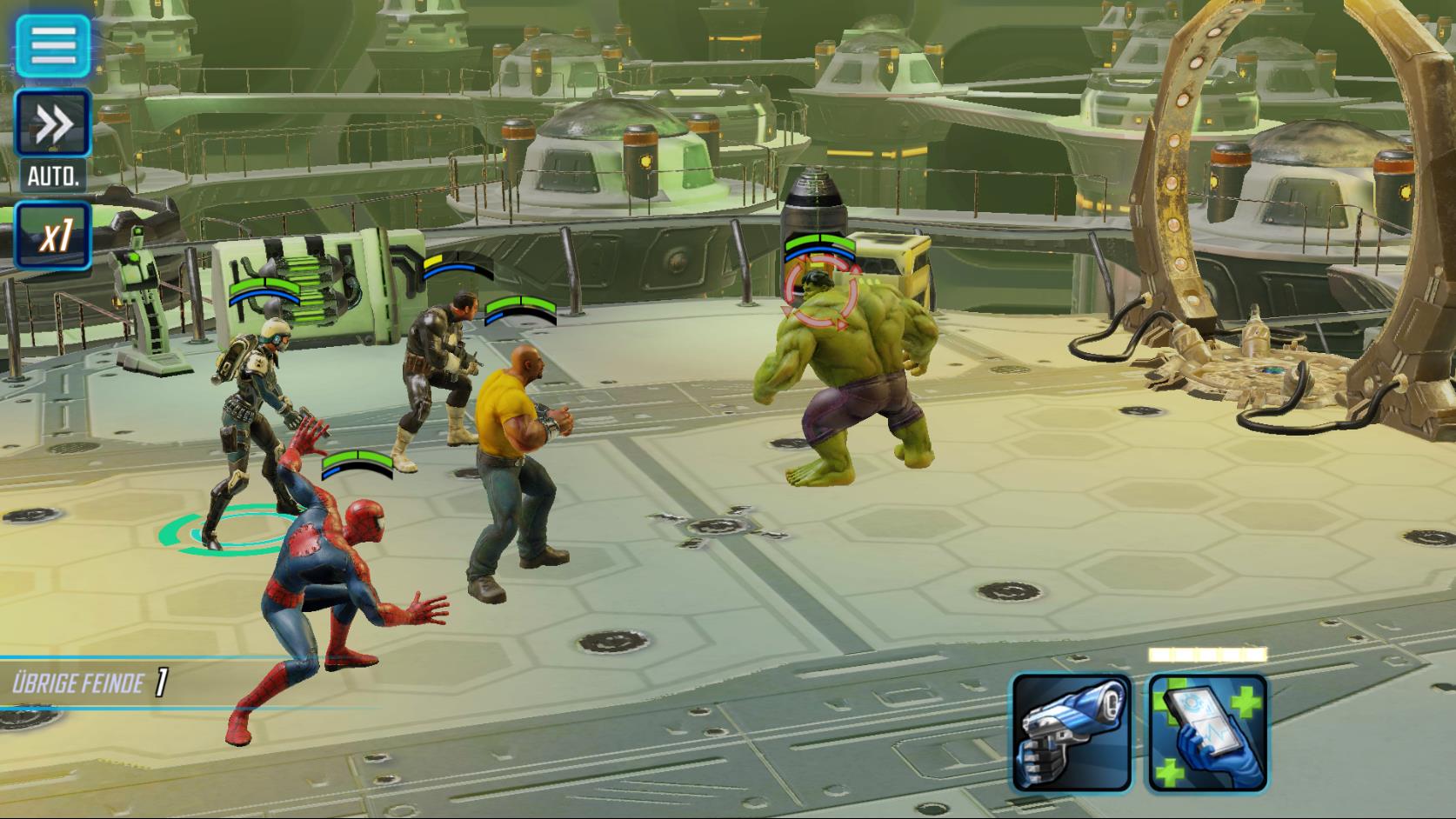 MARVEL Strike Force Kampf-System und Statuseffekte