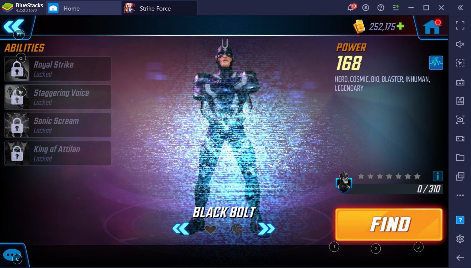 Black Bolt: The Most Powerful Character in MARVEL Strike Force?