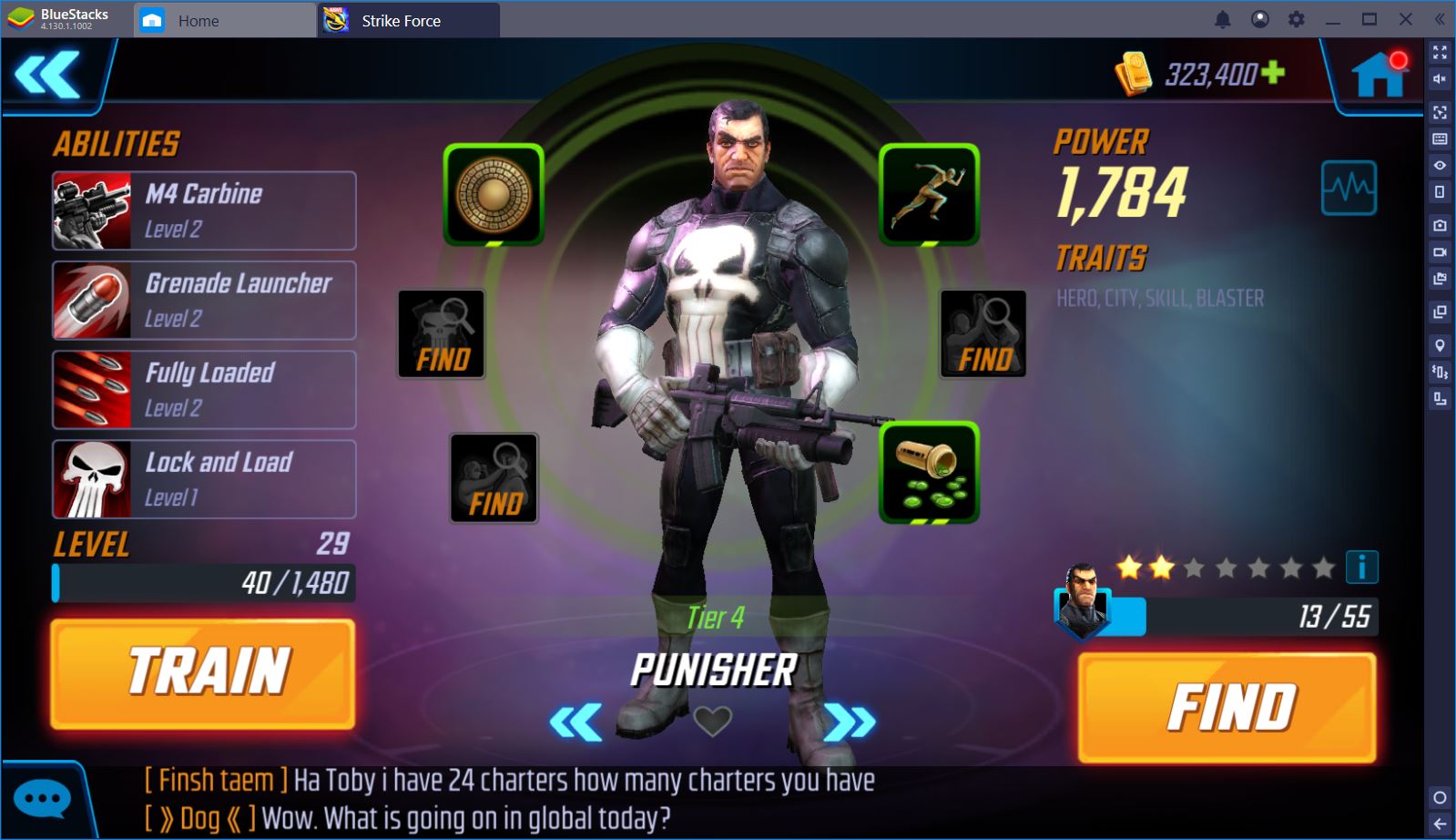 العب MARVEL Strike Force على الكمبيوتر باستخدام BlueStacks