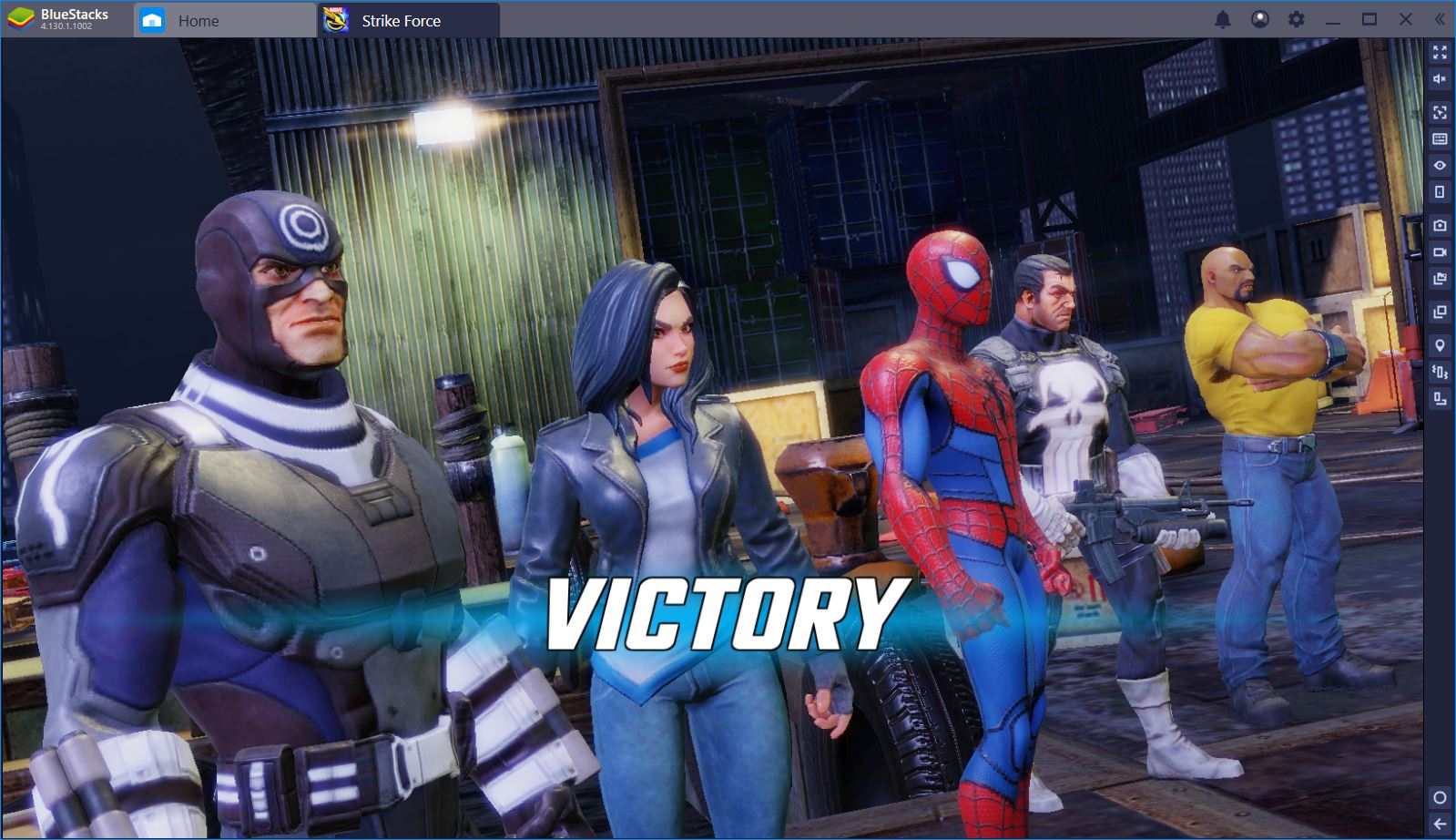 Play Marvel Strike Force on PC with BlueStacks