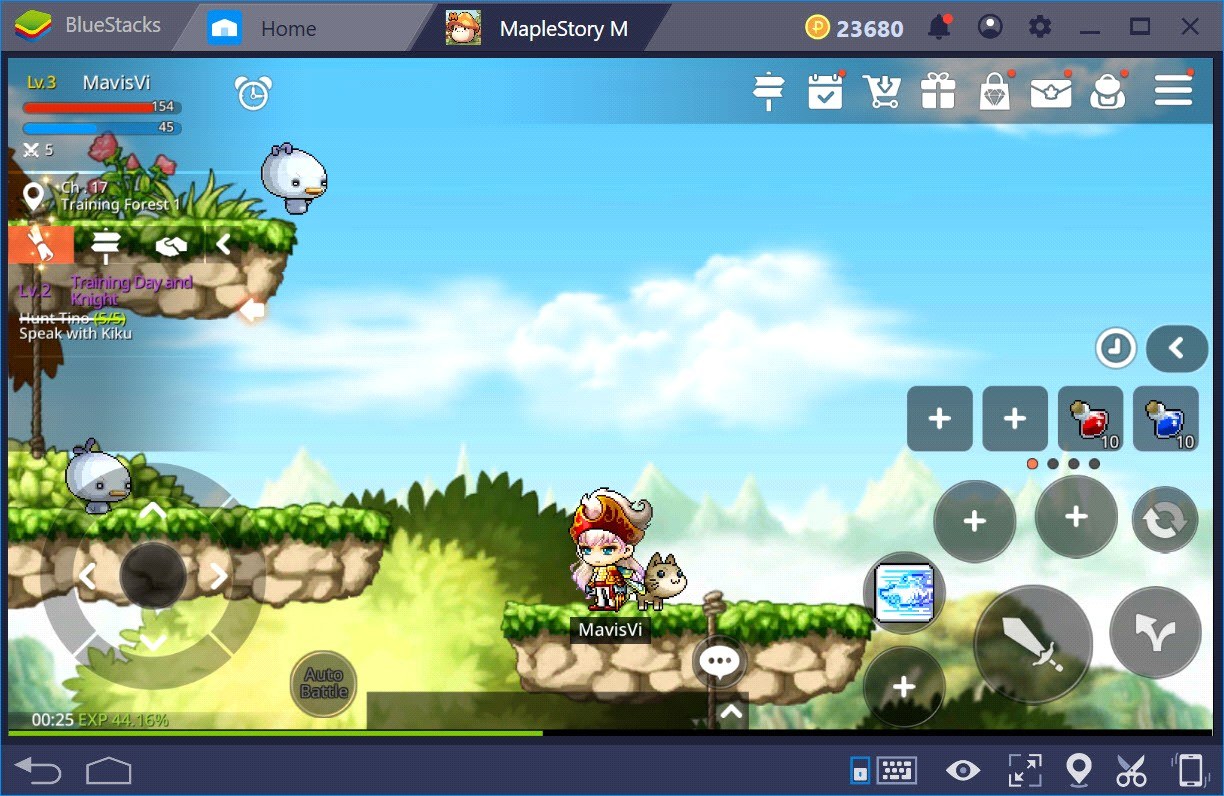 MapleStory M: Faster-than-ever gameplay with the new BlueStacks Combo Key