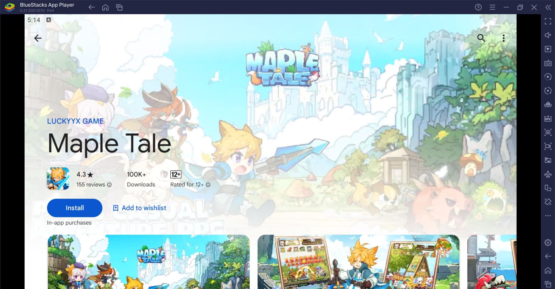 Comment Jouer à Maple Tale sur PC avec BlueStacks