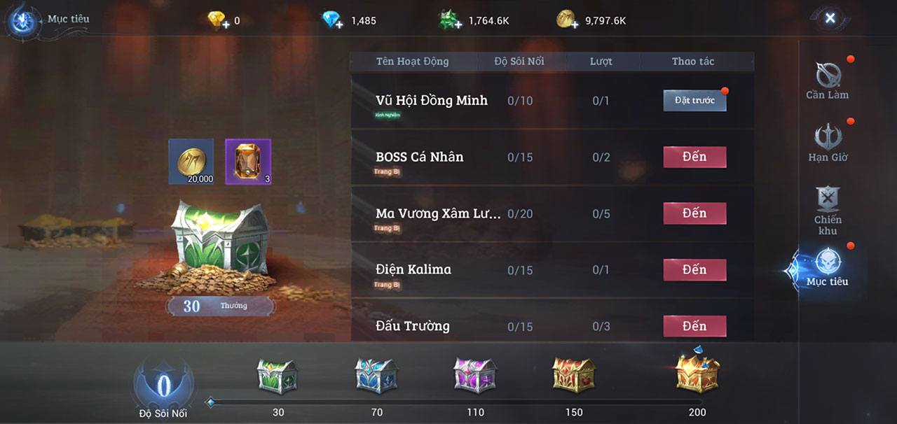 MU Khởi Nguyên 3: Các hoạt động bạn nên tham gia khi chơi game