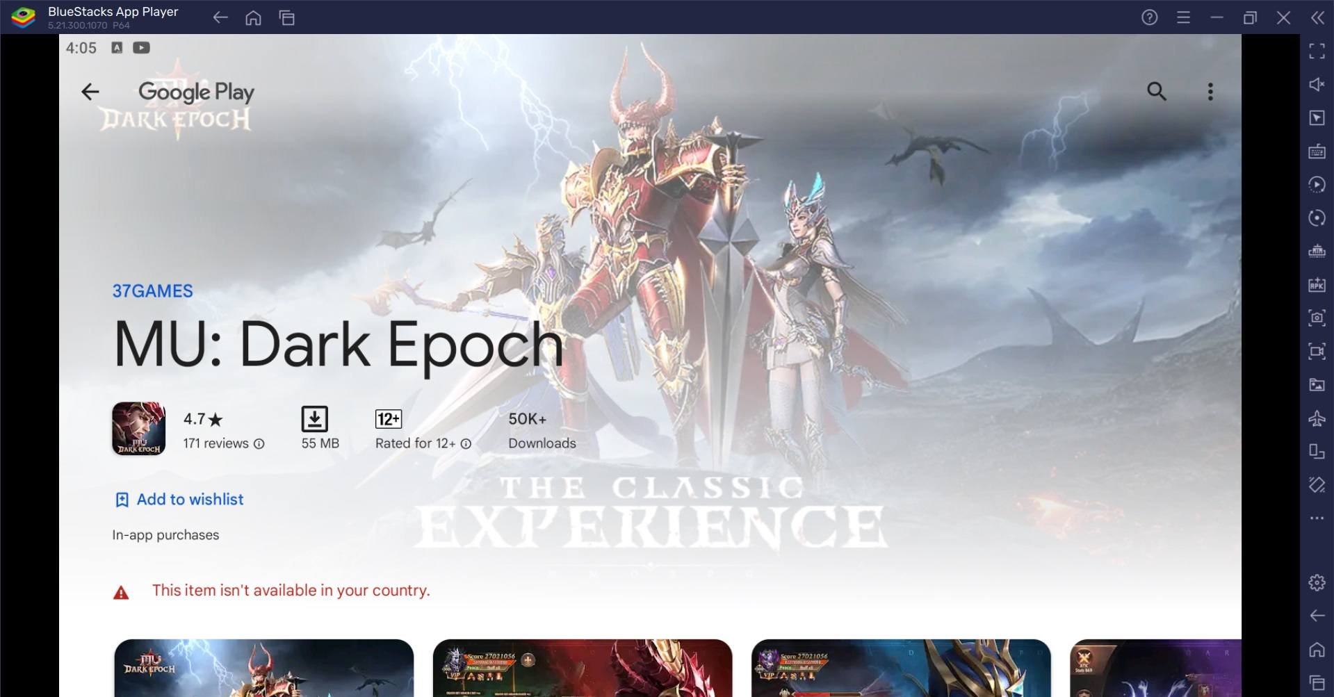 Come giocare a MU: Dark Epoch su PC con BlueStacks