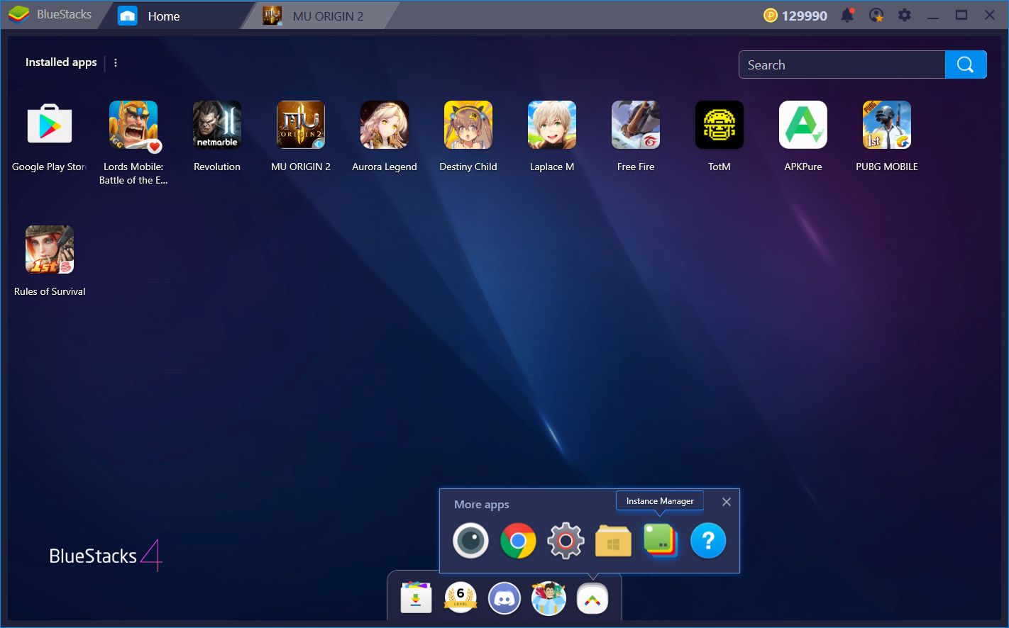 BlueStacks Usage Guide for MU Origin 2