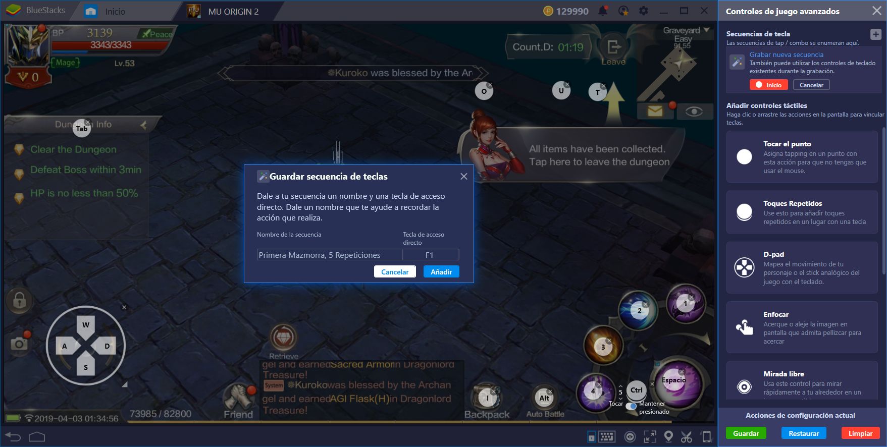 Guía de Uso de BlueStacks Para MU Origin 2