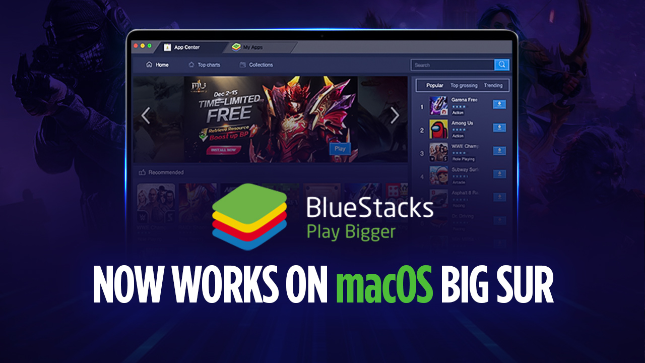 what os x works with each bluestacks version