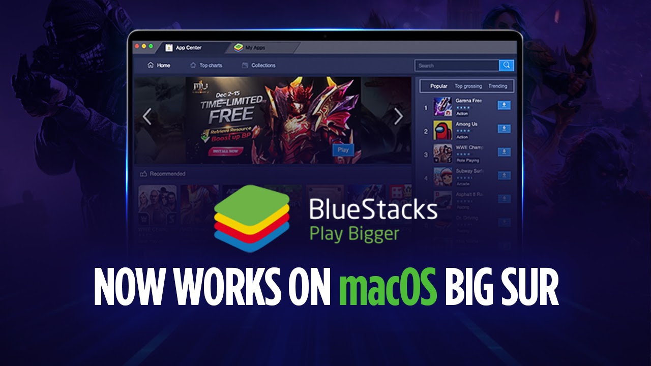BlueStacks версии 4.240.5 теперь совместим с macOS 11 Big Sur!