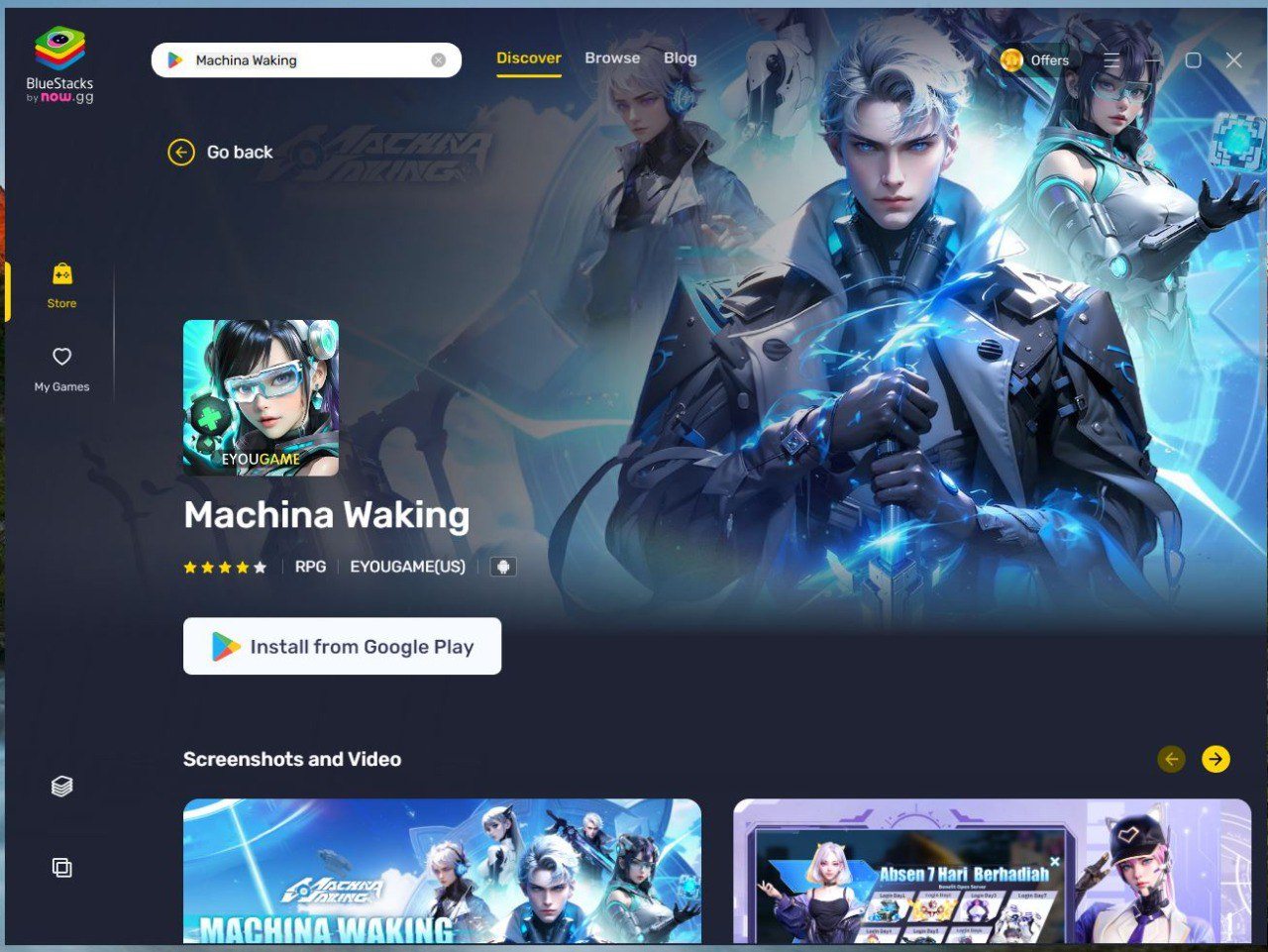 Cara Main Machina Waking di PC atau Laptop